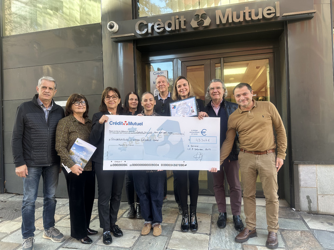 Le Conservatoire d’espaces naturels de Corse reçoit l’aide du Crédit Mutuel pour protéger les habitats menacés Le Conservatoire d’espaces naturels de Corse reçoit l’aide du Crédit Mutuel pour protéger les habitats menacés