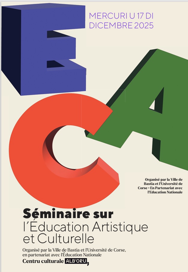 Séminaire sur l’Éducation Artistique et Culturelle ce mercredi 17 décembre à Bastia