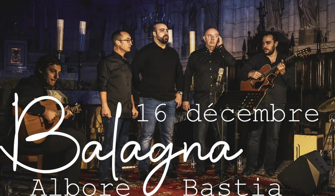 Bastia : Concertu di u gruppu Balagna à l'Albore 