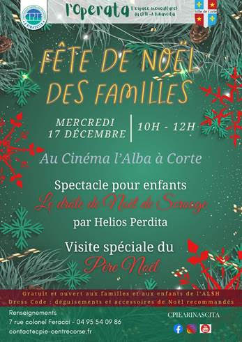 Corte : Le CPIE organise la Fête de Noël des Familles au Cinéma l'Alba