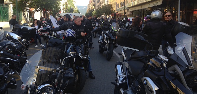 La colère des motards à Ajaccio : 
