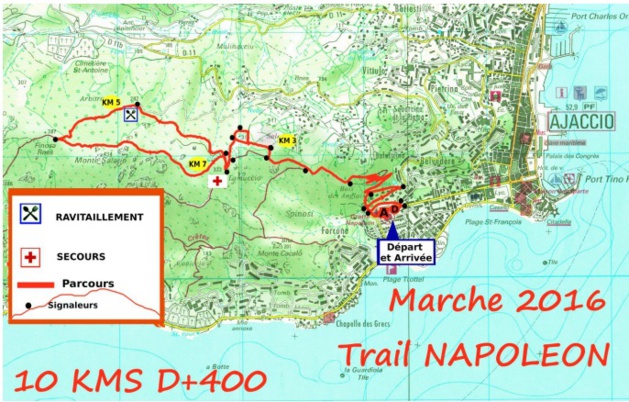 La Marche Solidaire du Trail Napoléon au profit de l'AFD20 La Marche Solidaire du Trail Napoléon au profit de l'AFD20