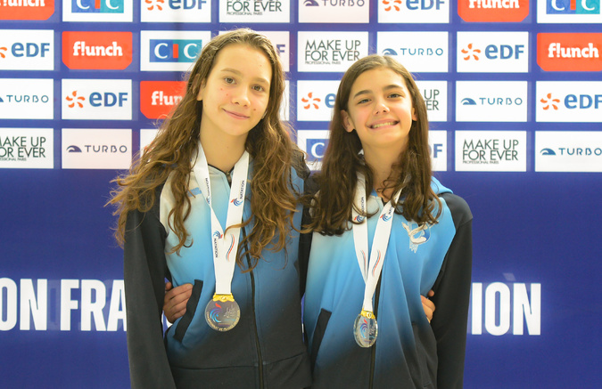 Titres de championnes de France pour Jeanne Rougerie et Alessia Pistorozzi