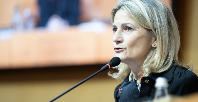 Nanette Maupertuis, présidente de l'Assemblée de Corse. Photo Paule Santoni. Nanette Maupertuis, présidente de l'Assemblée de Corse. Photo Paule Santoni.