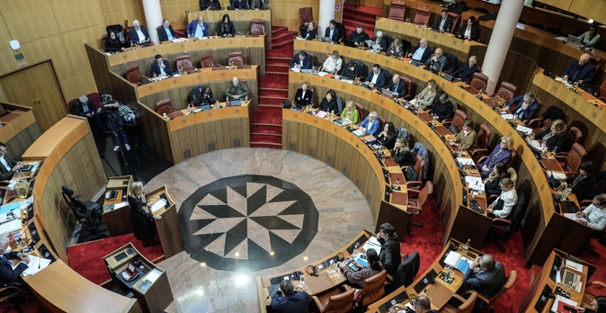L'hémicycle de l'Assemblée de Corse. Photo Paule Santoni.