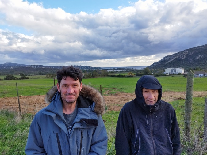 Don Jacques Balesi (à gauche) et Jean-Paul Pandolfi. Don Jacques Balesi (à gauche) et Jean-Paul Pandolfi.