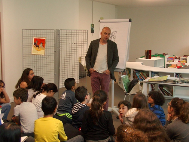 Bastia : Gwen Keraval s’illustre devant les collégiens Bastia : Gwen Keraval s’illustre devant les collégiens