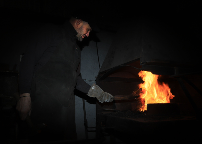 Etienne Albertini est un ferronnier d'art en vogue. (Grazi Ritratti)