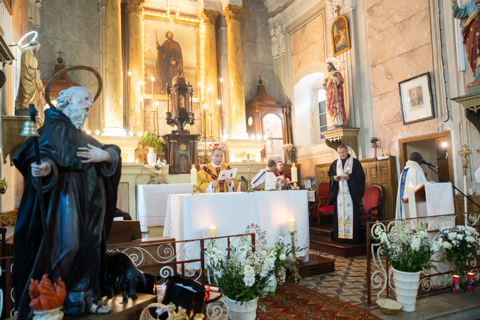 Marignana accueille des reliques de Sant’Antone Abbate