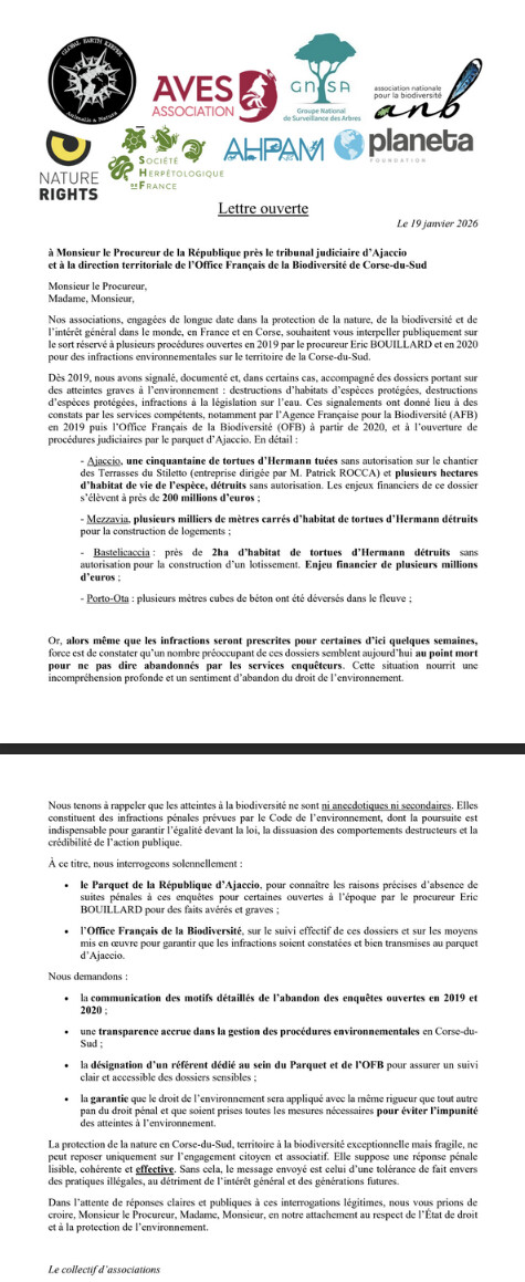 Corse-du-Sud : des associations dénoncent l’enterrement de procédures pour infractions environnementales