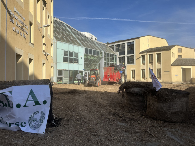 Bastia : la FDSEA et les JA obtiennent un rendez-vous avec le cabinet de la ministre de l'Agriculture Bastia : la FDSEA et les JA obtiennent un rendez-vous avec le cabinet de la ministre de l'Agriculture