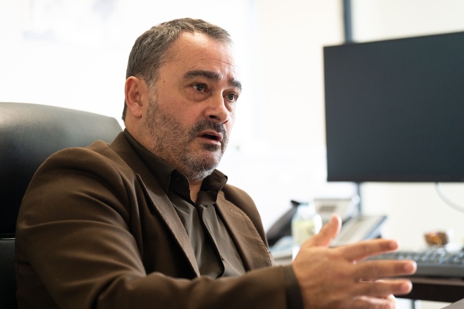 Stéphane Sbraggia appelle les Ajacciens "à juger le travail accompli" (photos Paule Santoni) les Ajacciens à vot