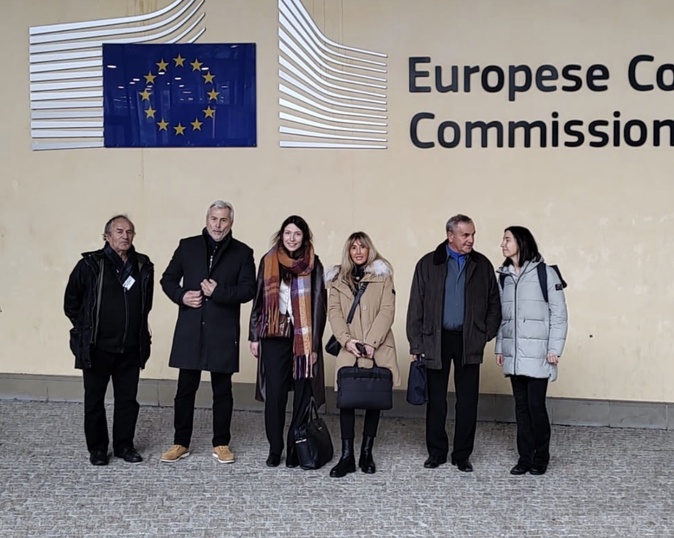 La délégation corse a été reçue par Costas Kadis, commissaire européen à la pêche et aux océans