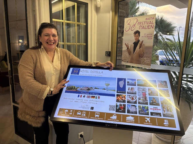 Valentine Levy, responsable de la SAS « Valentine Loeb Pictures » qui projette «Francesca e Giovanni » en primeur à Bastia.