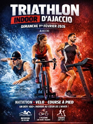 Nager, pédaler, courir… sans sortir : le pari fou du premier triathlon indoor d’Ajaccio Nager, pédaler, courir… sans sortir : le pari fou du premier triathlon indoor d’Ajaccio