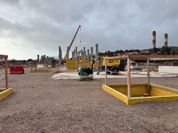 À Ajaccio, la future centrale du Ricanto commence à sortir de terre À Ajaccio, la future centrale du Ricanto commence à sortir de terre