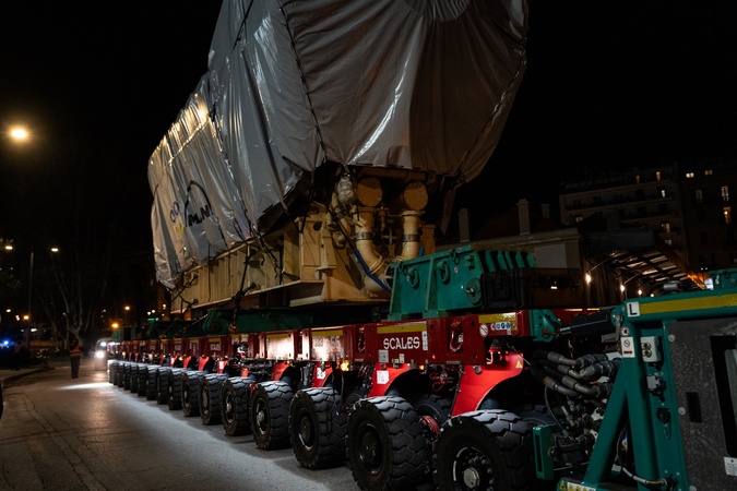 Ajaccio : Deuxième transport nocturne pour les moteurs de la future centrale du Ricanto