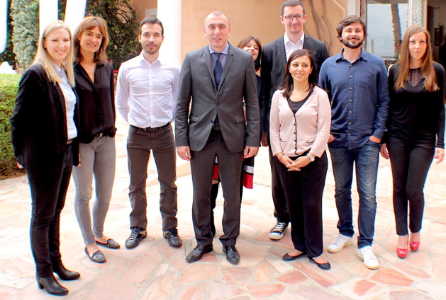 Jean-Christophe Angelini et les "pilotes" de L'impresa sì Jean-Christophe Angelini et les "pilotes" de L'impresa sì