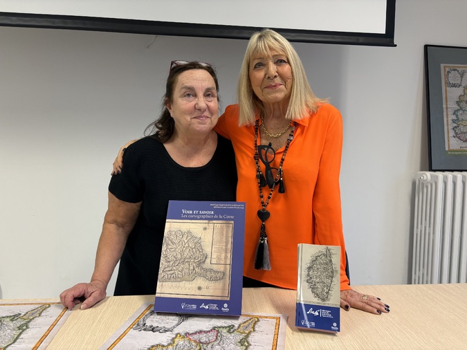 Linda Piazza et Dominique Gresle ont présenté l'ouvrage mercredi soir à la bibliothèque patrimoniale de Bastia.