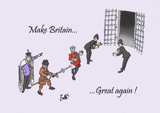 Le dessin de Battì : "Make Britain... Great Again !"