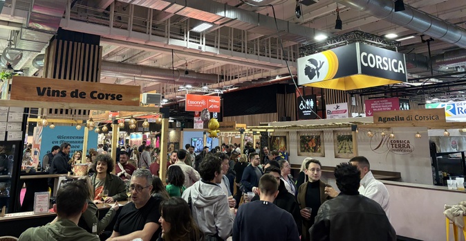 Le stand corse au Salon international de l'agriculture à Paris.