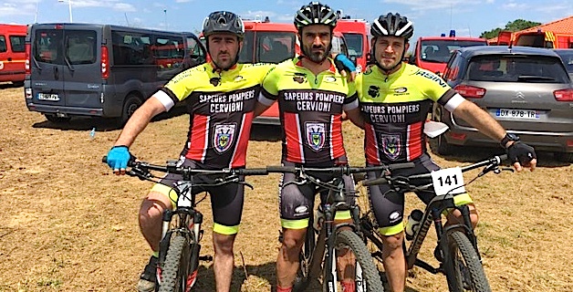 Olivier Colasse (56ème), Dominique Maroselli (9ème) Cyprien Emanuelli (34ème)