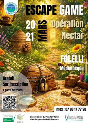 Escape Game « Opération Nectar » à Folelli