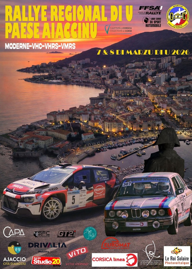 Le 13e Rallye régional di u Paese Aiaccinu se déroulera ce week-end