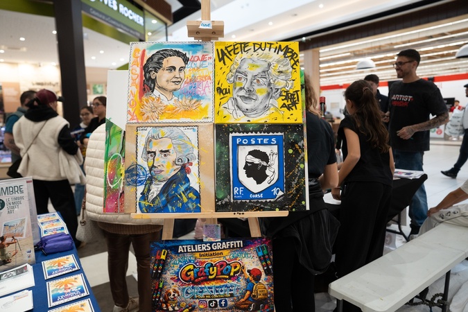 À Sarrola-Carcopino, le centre commercial l'Atrium a accueilli la fête du timbre À Sarrola-Carcopino, le centre commercial l'Atrium a accueilli la fête du timbre