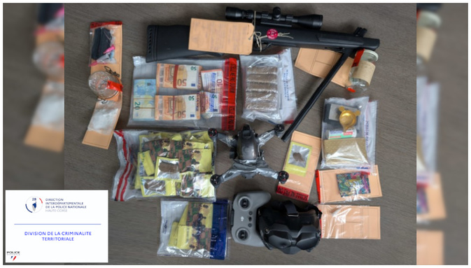 Bastia - Plus d’un kilo de cannabis saisi, un homme écroué Bastia - Plus d’un kilo de cannabis saisi, un homme écroué