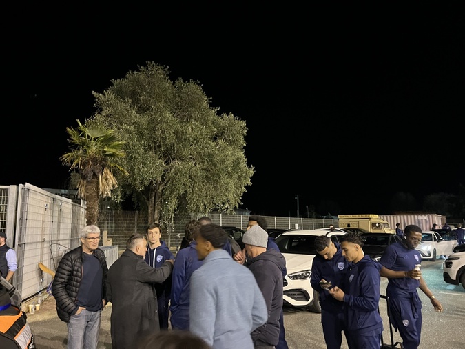 Les Bastiais ont quitté Furiani aux alentours de minuit Les Bastiais ont quitté Furiani aux alentours de minuit