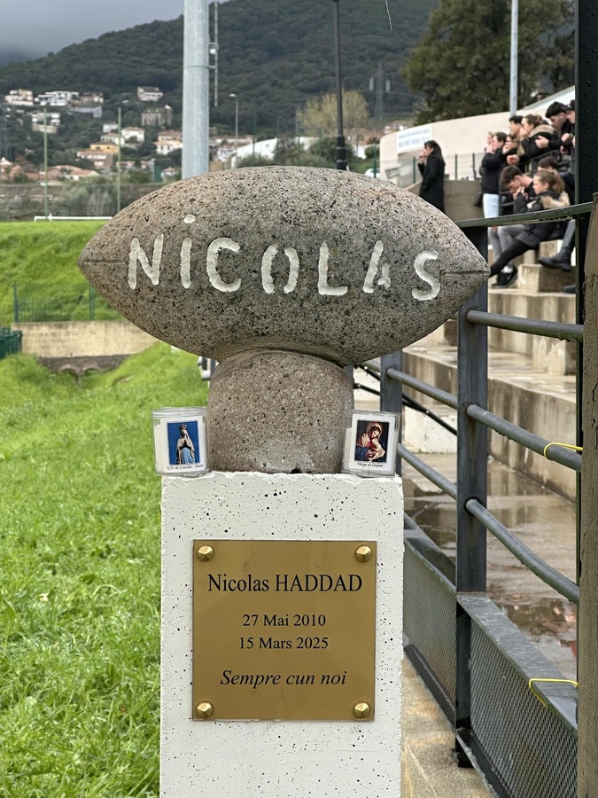 Rugby - Une stèle pour Nicolas Haddad
