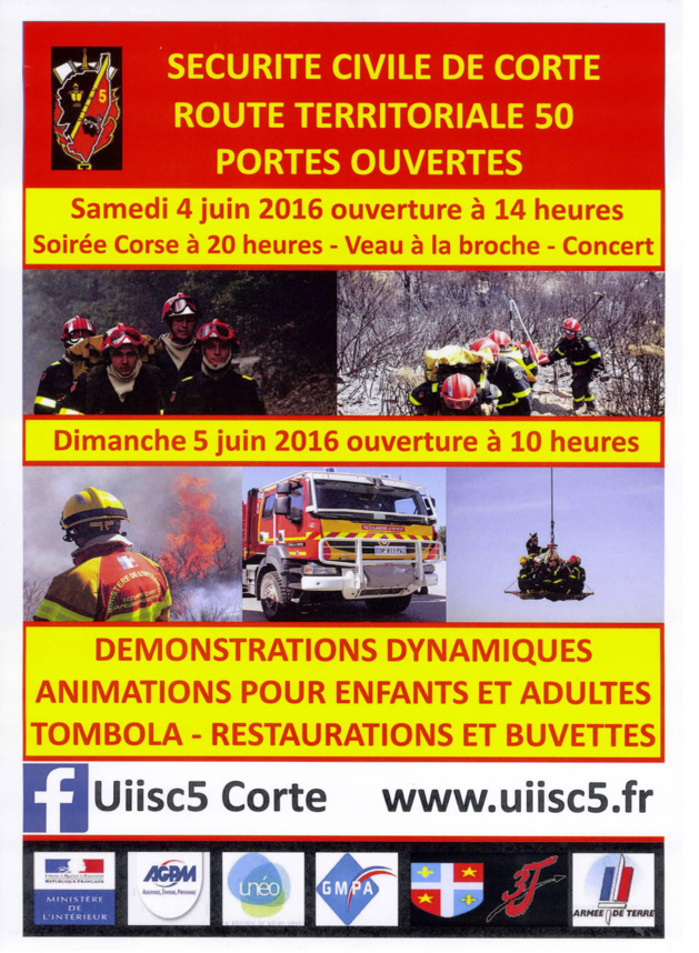 Journées "Portes ouvertes" à l'UIISC5 de Corte les 4 et 5 juin Journées "Portes ouvertes" à l'UIISC5 de Corte les 4 et 5 juin