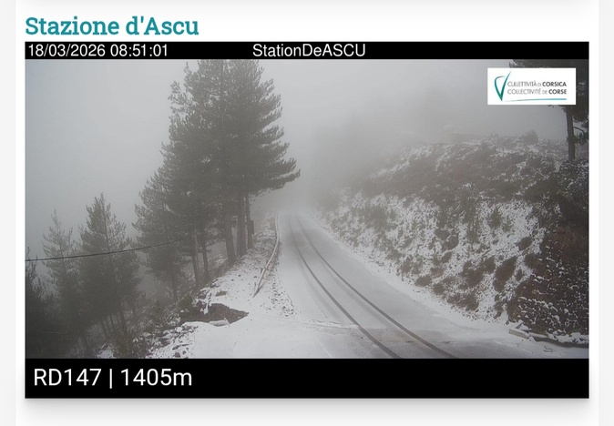 Mauvais temps : Retour de l’hiver pour quelques heures en Corse !