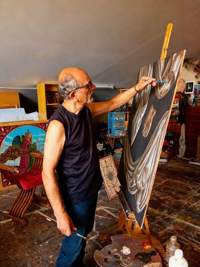 À Ajaccio, Mario Sépulcre cultive l’art vivant de la fresque À Ajaccio, Mario Sépulcre cultive l’art vivant de la fresque