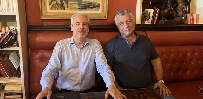 Jean Zuccarelli (à gauche) en compagnie de Jean-François : à moins de désistements il ne siègera au conseil municipal de Bastia (@archives cni)