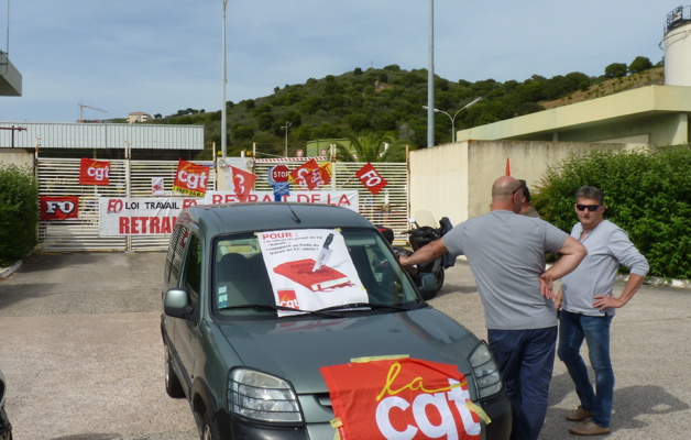 La CGT Corse rejoint le mouvement national : Les dépôts de Lucciana et du Vazziu ont été bloqués