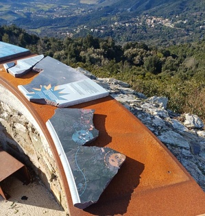 Col de Teghjime : des dégradations ciblent un haut lieu de la résistance corse Col de Teghjime : des dégradations ciblent un haut lieu de la résistance corse