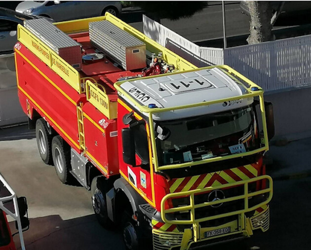 Furiani : un feu de végétation progresse vers le col de Teghime