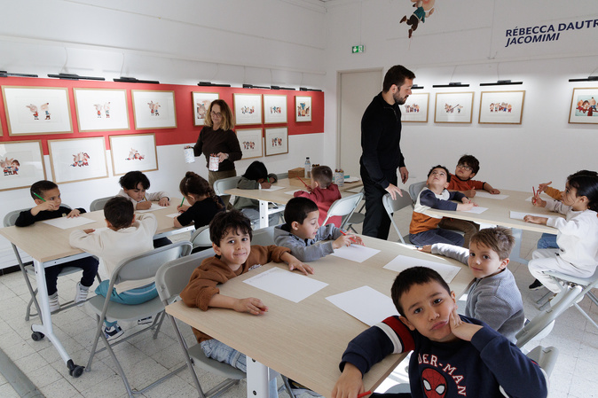 Les écoliers bastiais à la découverte du festival de la BD