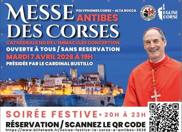À Antibes, la diaspora corse se rassemble autour du cardinal Bustillo