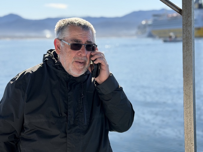 Joseph Sanna, le secrétaire du sindicatu pà a difesa di i piscadori corsi, martèle : " Nous avons assez discuté, maintenant nous voulons des propositions concrètes" (Photo : Paule Santoni)