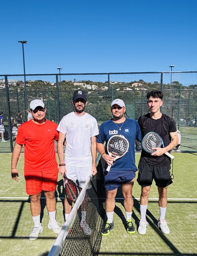 Padel - Succès du premier tournoi du Raquette Club de Porto-Vecchio