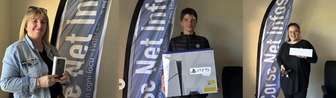 Corinna Caselli, Ghjuvan-Battistu Romani et Amandine Paoli