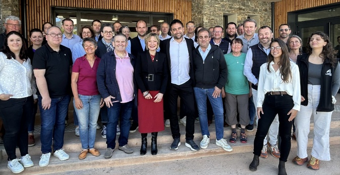 La Commission nationale spécialisée viticulture des Chambres d’agriculture de France en séminaire en Corse.