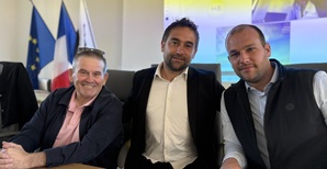 Denis Carretier, Jean-Baptiste Arena et Lucien Curallucci.