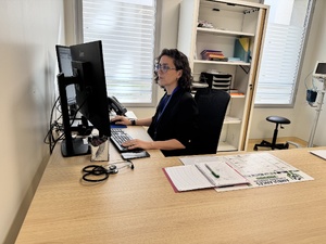 Le Dr Marie-Aimée Acquaviva est cheffe de service de radiothérapie au sein du CHA
