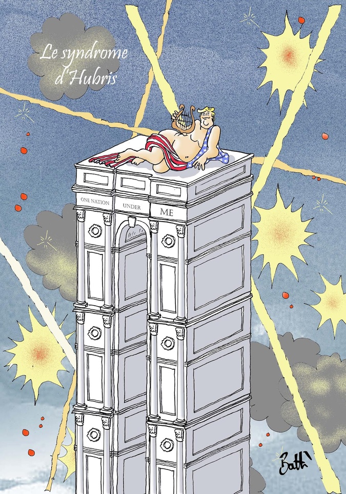 Le dessin de Battì : le syndrome d'Hubris