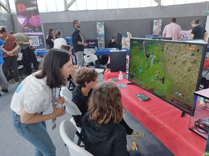 Le studio corse Tiidy Shell a fait essayer aux plus jeunes son jeu "No Space for salad". Le studio corse Tiidy Shell a fait essayer aux plus jeunes son jeu "No Space for salad".