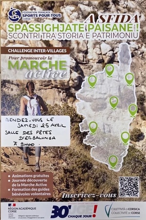 Brando : Une sensibilisation à la marche active à Erbalunga